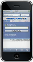 Mobilní verze Webcams.cz